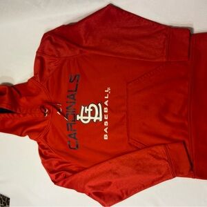 Majestic Red and Blue Sports Hoodie